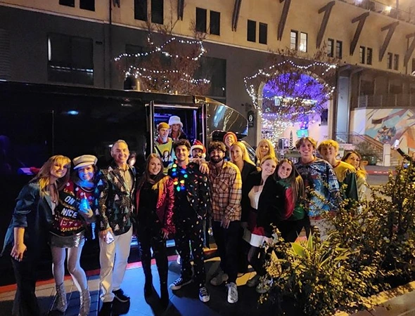 Celebrate in style with GoPro Limousine! Book VIP party bus pick up & drop off for bachelorette parties in Davie. Luxury, fun & safe rides await!